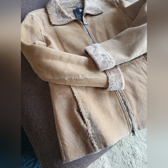 Suede Leather Jacket by Guess - Picture 8 of 8